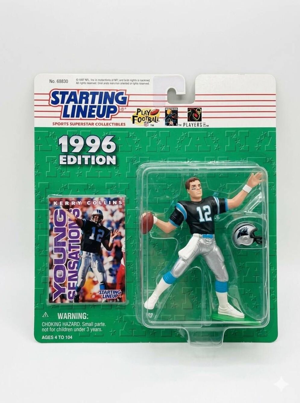 🔹️Vintage NIB 1996 Kerry Collins Carolina Panthers Starting Lineup